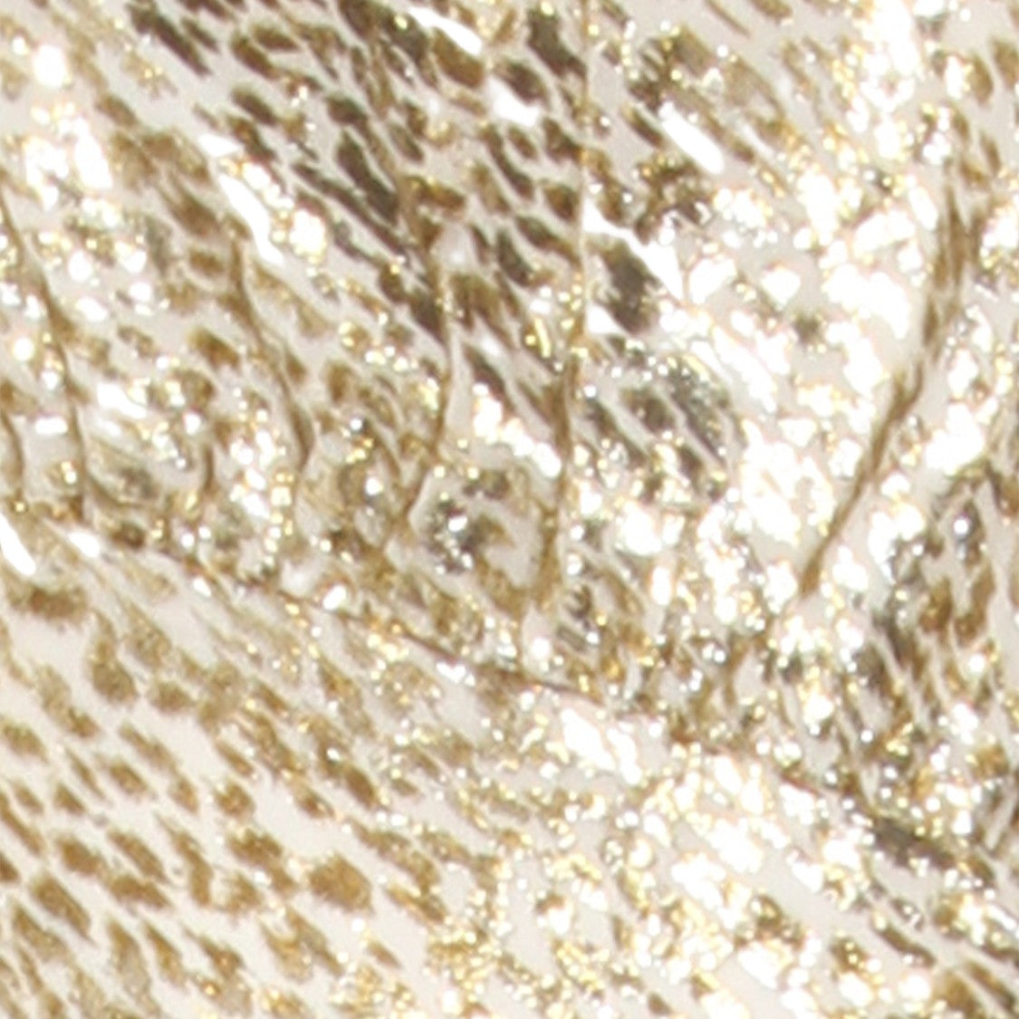 Self-Portrait Floor-Length Gold Sequin Dress With Animal Print