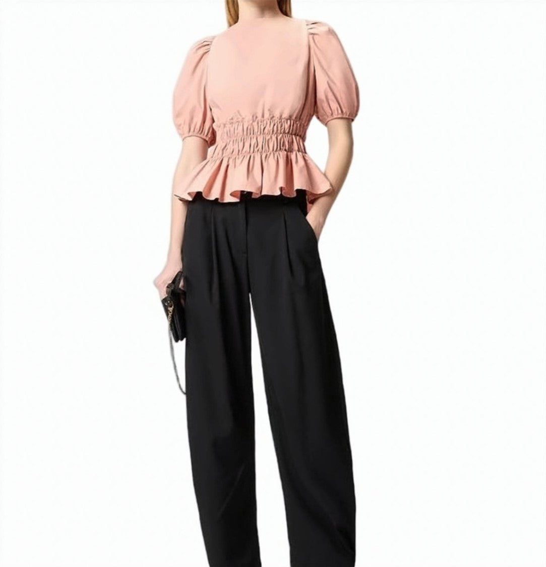 Pinko Joandra Cotton Poplin Crop Top