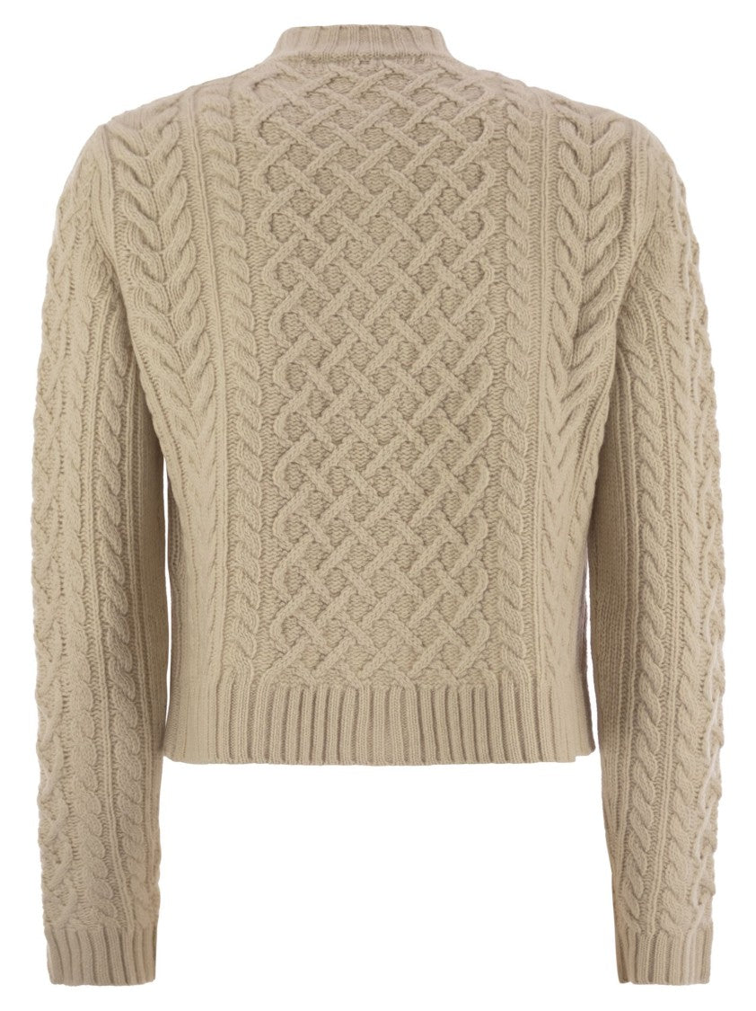 Max Mara Abito - Plaited Wool Cardigan