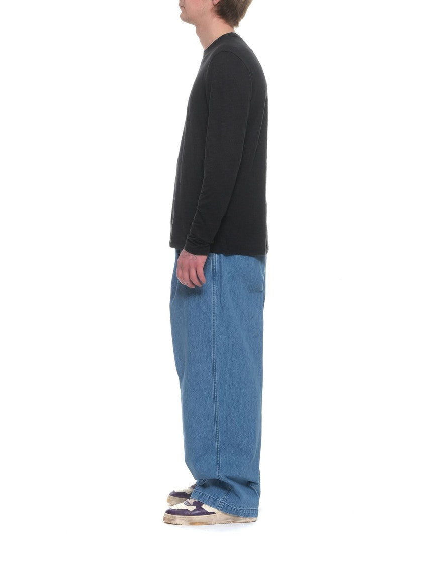 Cellar Door Blue Tito 69 Cotton Denim Balloon Jeans
