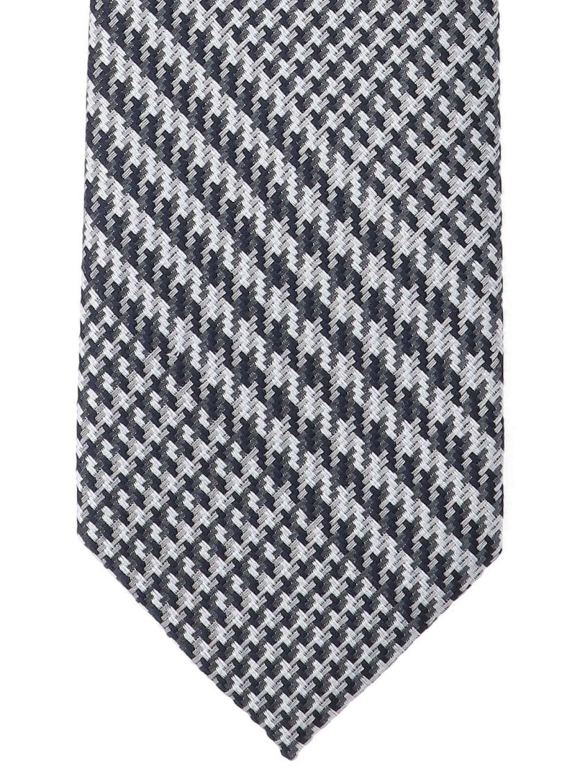 Tom Ford Prince Of Wales Pattern Adjustable Silk Tie