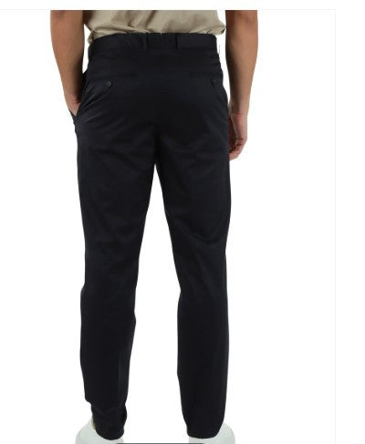 Boss Blue Perin Concealed Zip Trousers