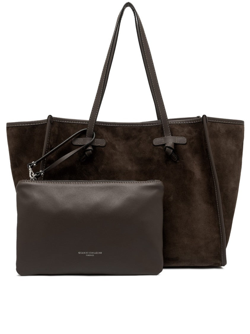 Gianni Chiarini Marcella Soft Suede Knot Detail Tote