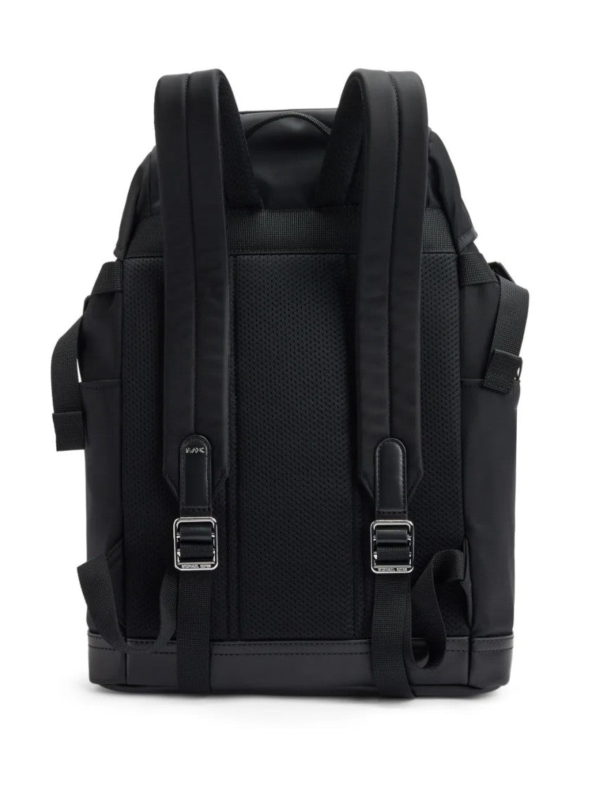 Michael Kors Structured Black Nylon Cargo Rucksack With Interior