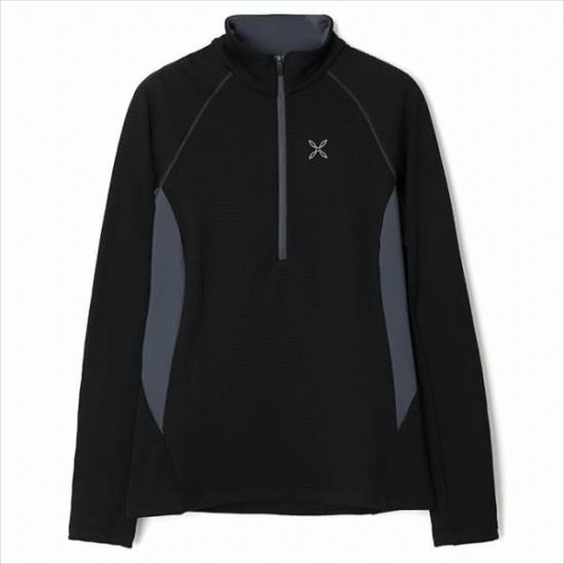 Montura Fitted Long-Sleeve Top With Half-Zip And Contrasting Panels