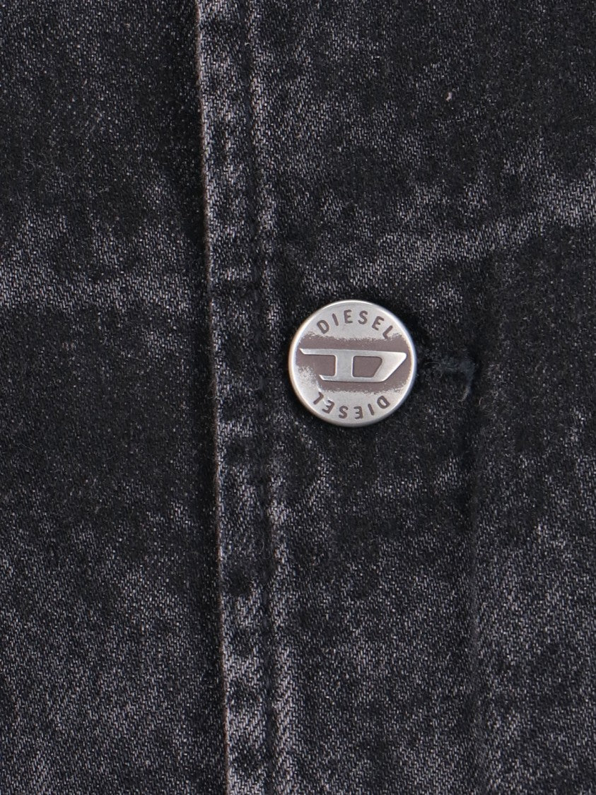 Diesel De-Graffy-Fsh Denim Jacket – Black