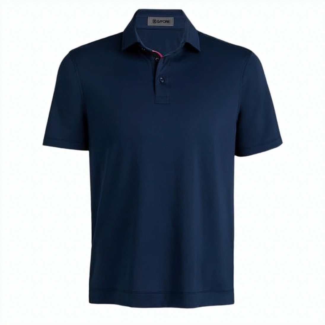 Gfore Blue Short-Sleeve Classic Three-Button Polo