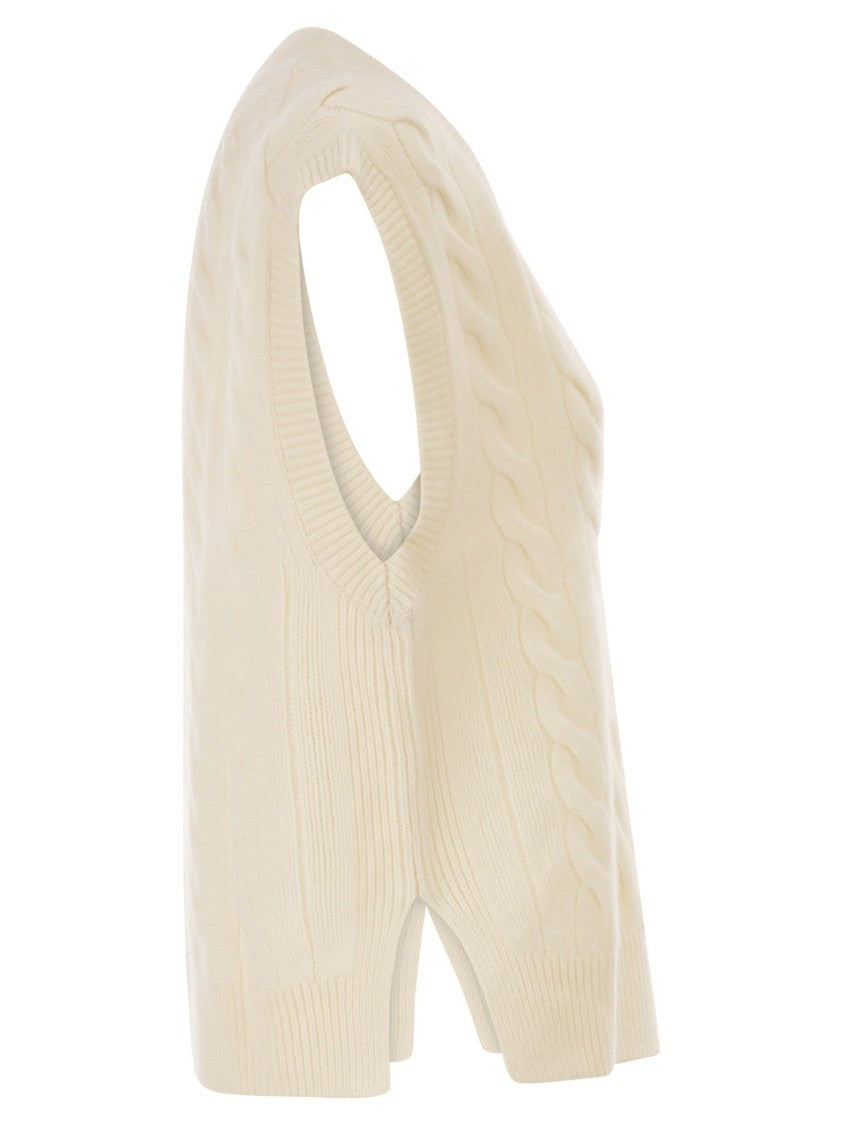 Polo Ralph Lauren Wool And Cashmere Cable-Knit Vest