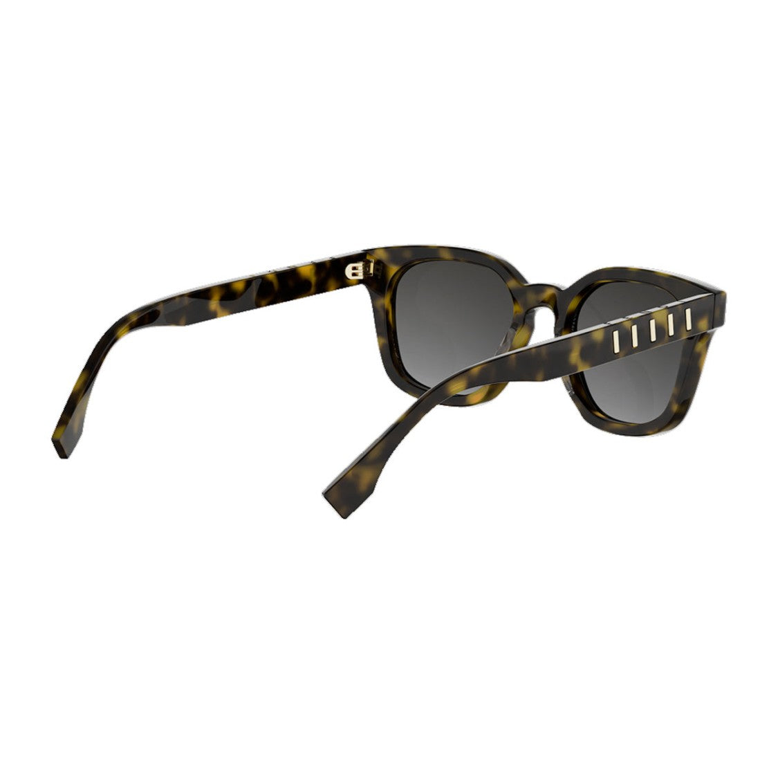 Fendi Havana Five Sisters Square Acetate Sunglasses