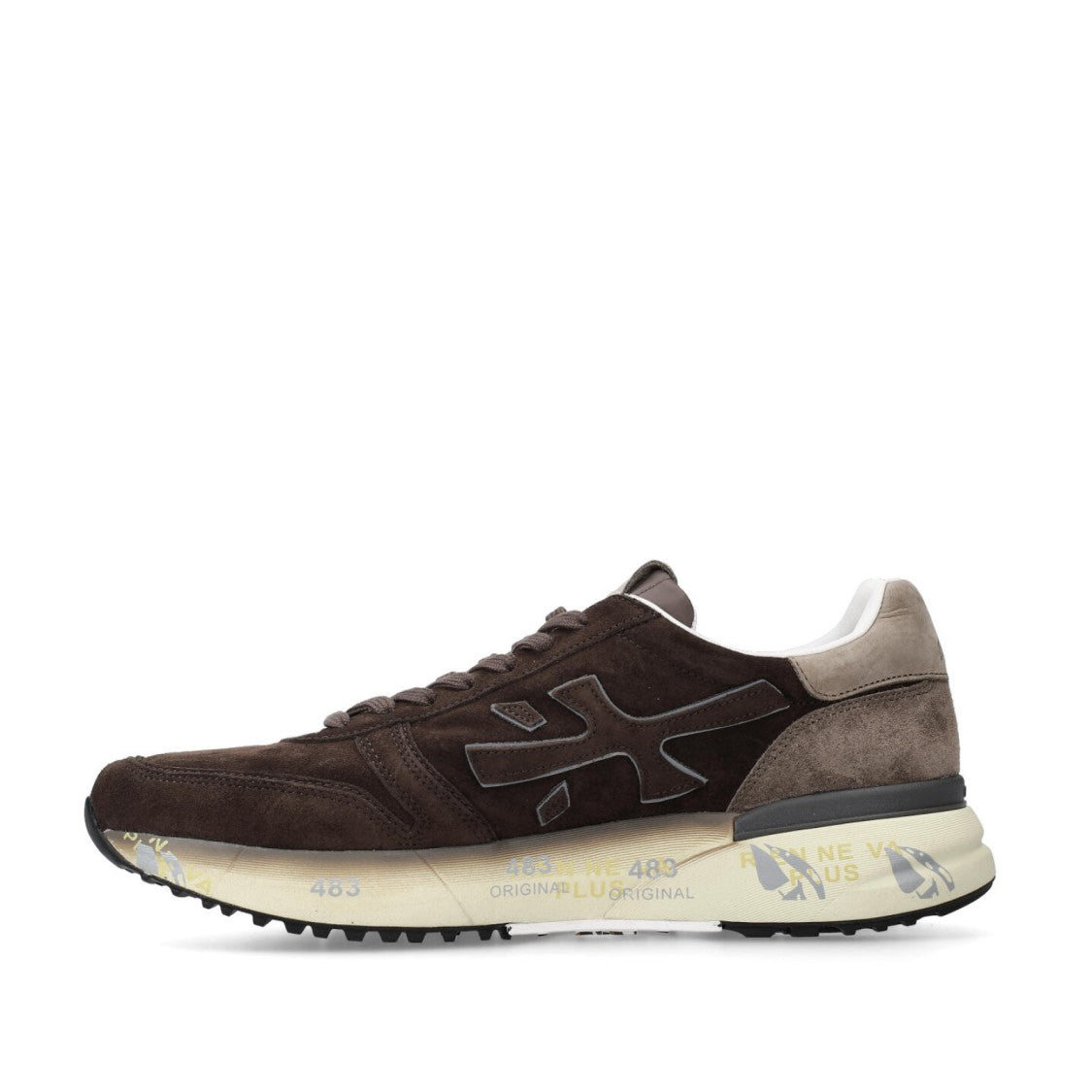 Premiata Mick Sneakers In Brown Suede