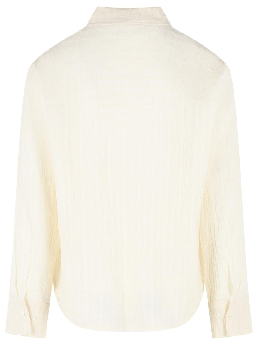 Séfr 'Ignacio' 'Cloud White' Cotton Shirt