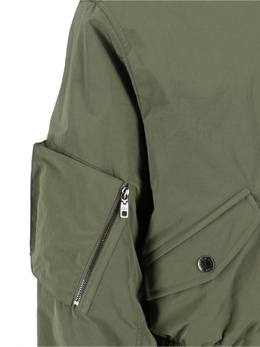 Dolce & Gabbana Logo Bomber Jacket – Green