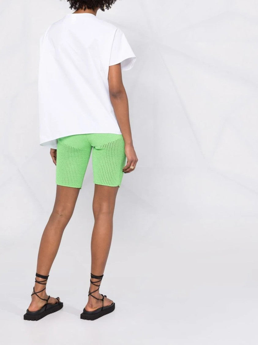 Nanushka Crochet Cycling Shorts