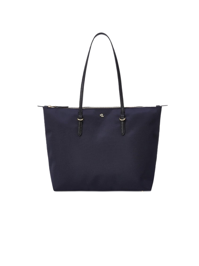 Lauren Ralph Lauren Blue Recycled Nylon Tote Bag