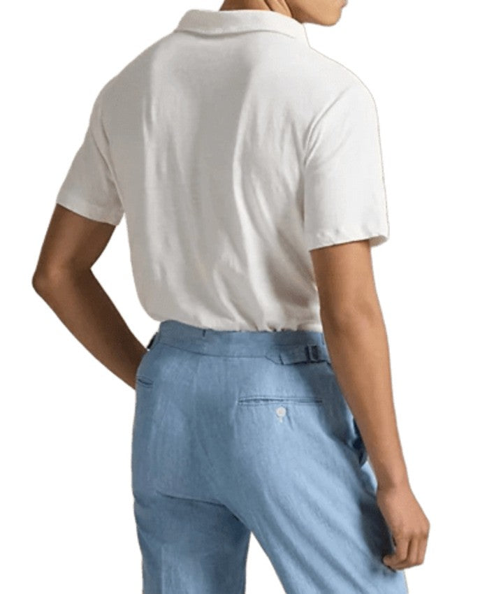Polo Ralph Lauren Cotton-Linen Blend Short-Sleeve Polo