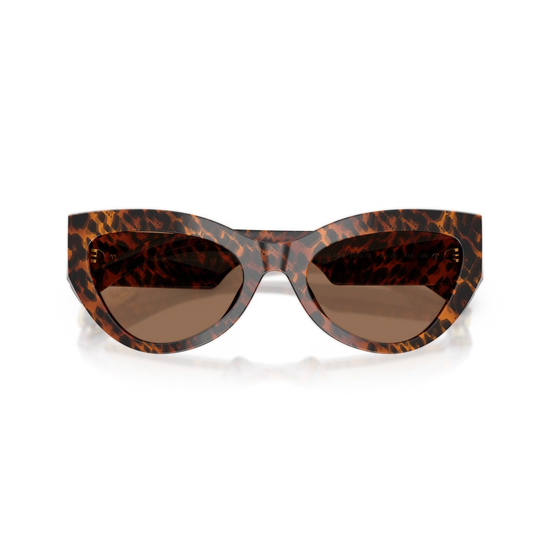 Dolce & Gabbana Bold Cat-Eye Sunglasses With Tortoiseshell Acetate Frame