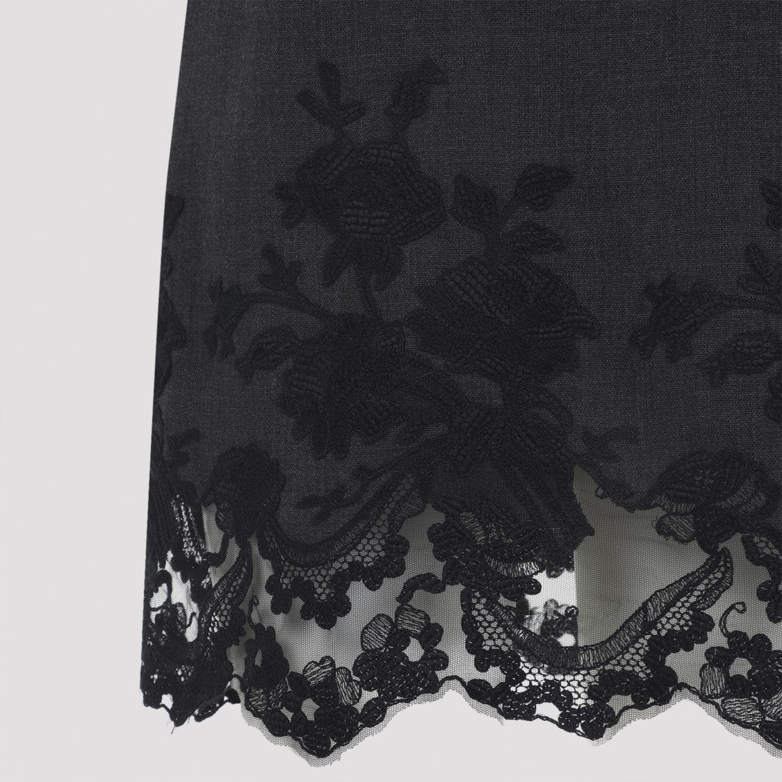 Ermanno Scervino Sleeveless Black Dress