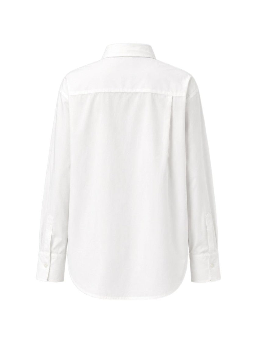 The Frankie Shop Button-Up Organic Cotton Shirt With Minimalist Design