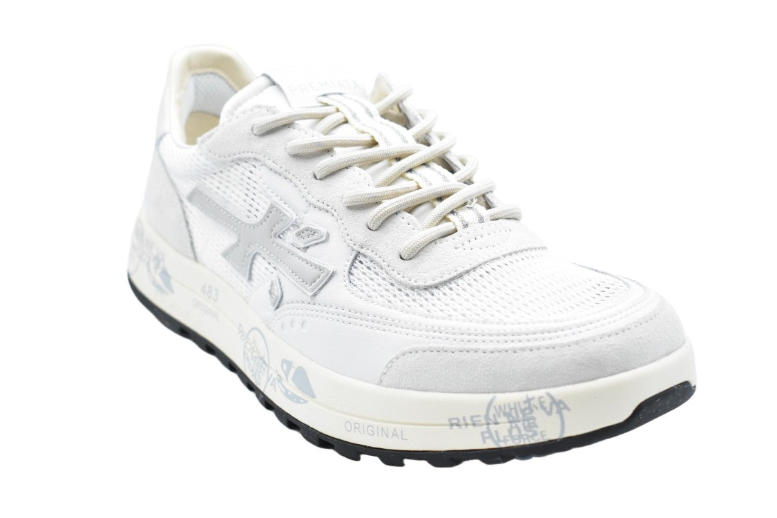 Premiata White Refined Innovation Essential Performance Shoes