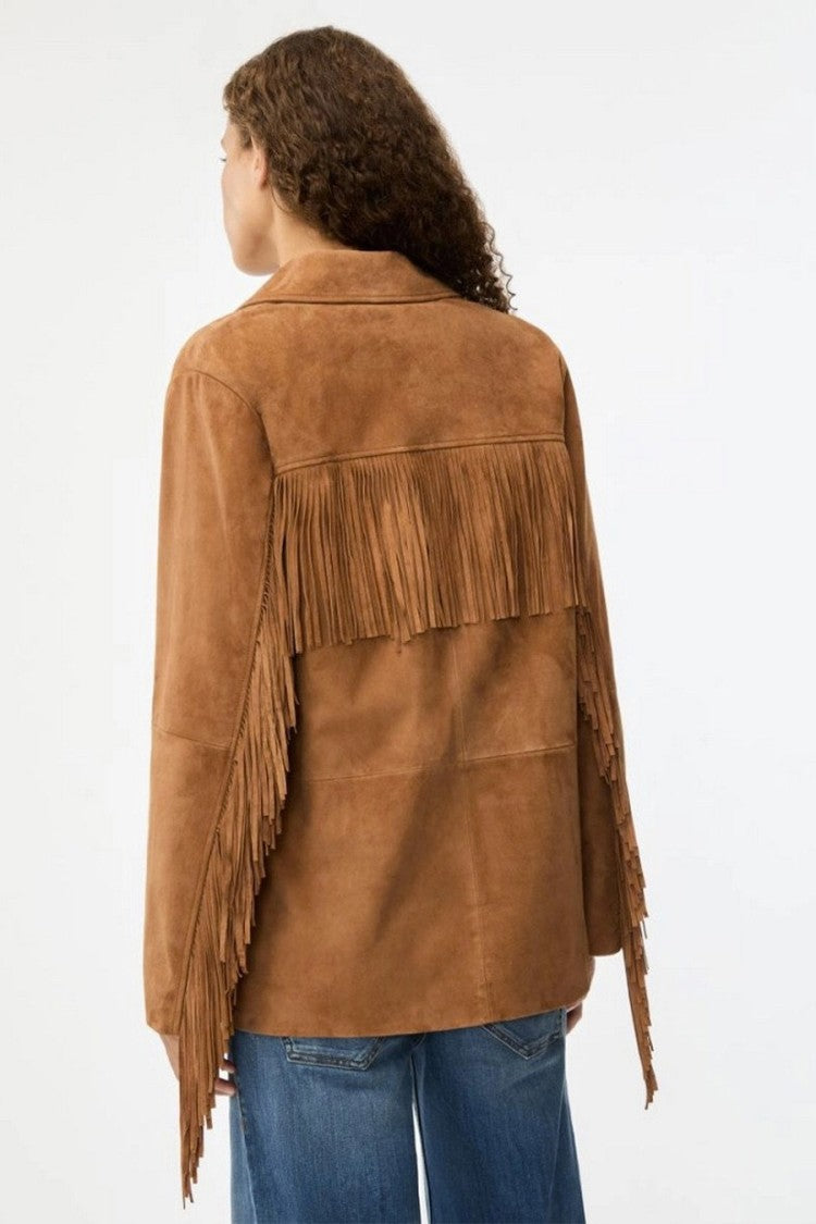 I Blues Beige Technical Nylon Zip-Up Jacket