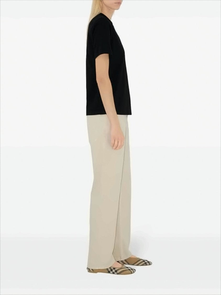 Burberry Black Cotton T-Shirt