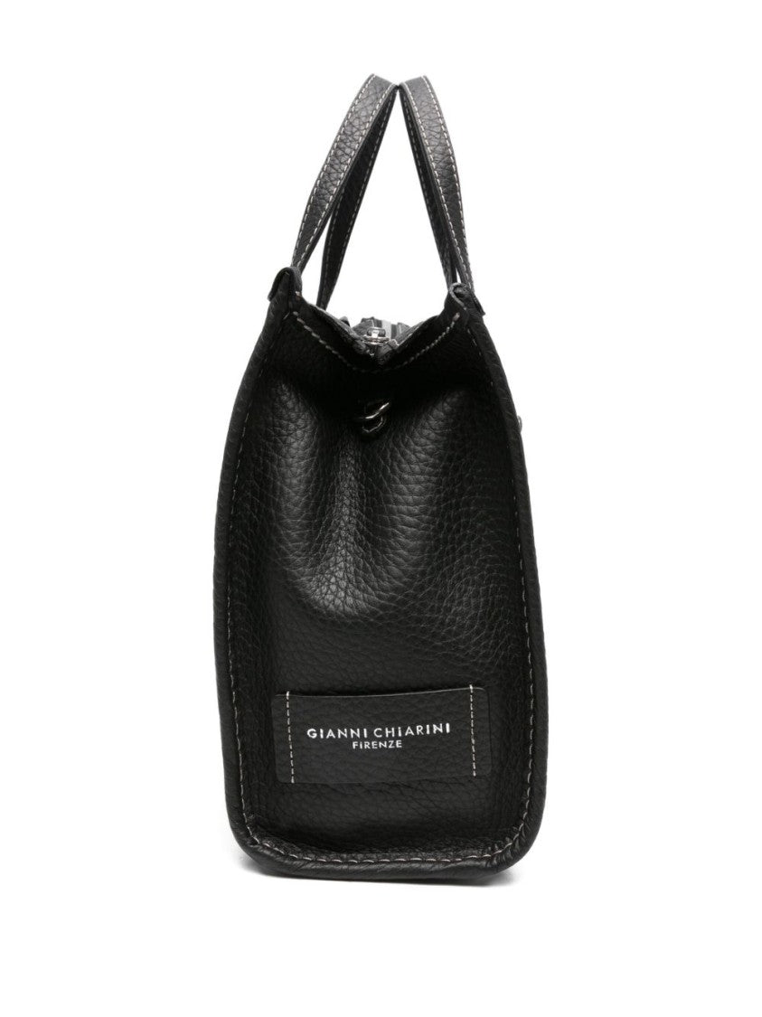 Gianni Chiarini Vitello Leather Structured Shopper Bag