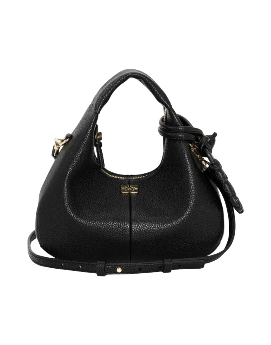 Ganni Hobo Mini Grained Bag