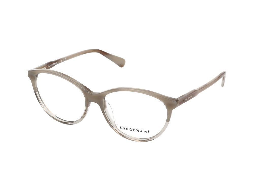 Longchamp Eyeglasses Lo2709 106 Gradient Horn Ivory/Crystal 53/15/140