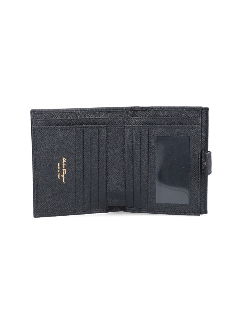 Ferragamo Small Gancini Wallet – Black