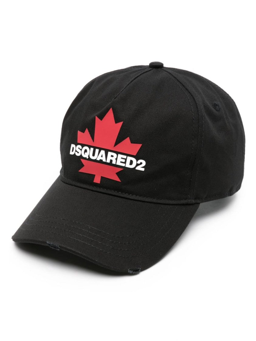 Dsquared2 Black Five-Panel Cap