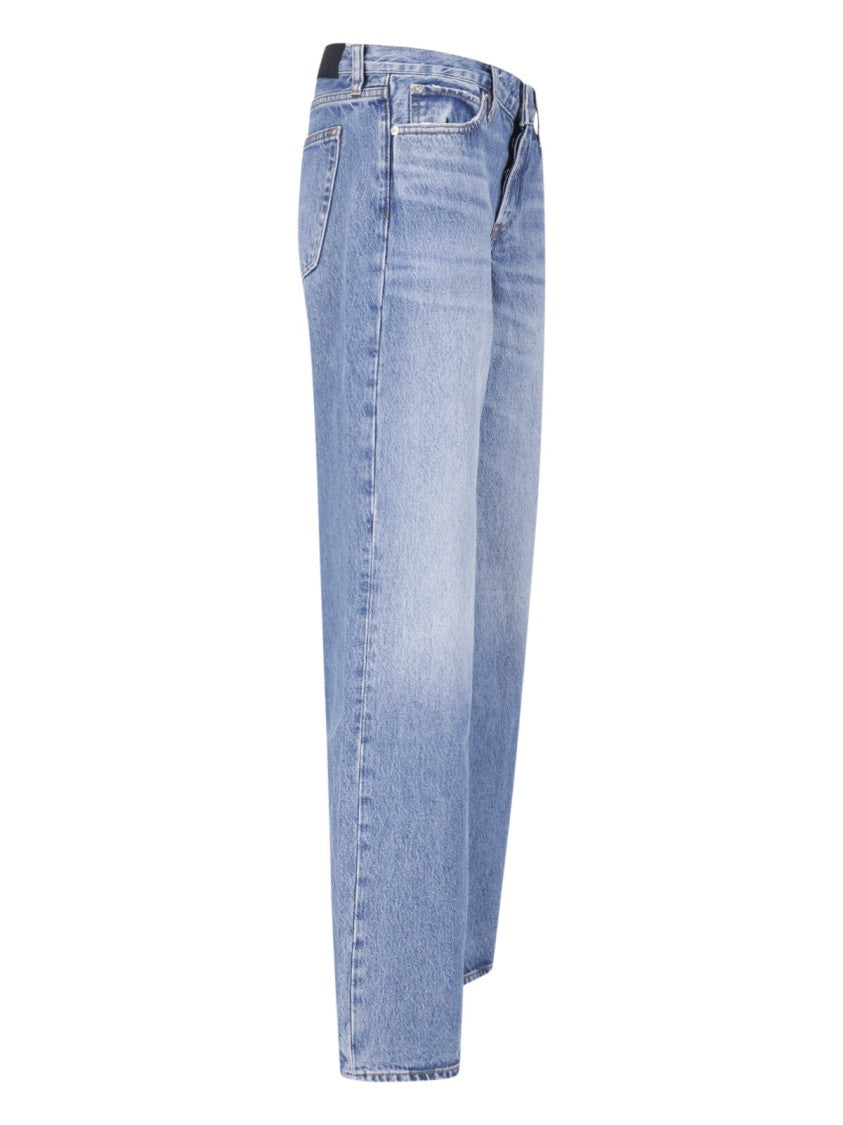 Frame Blue Cotton Denim The Gray Jeans