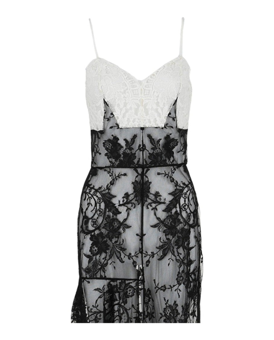 Alexander Mcqueen Sleeveless Lace Dress