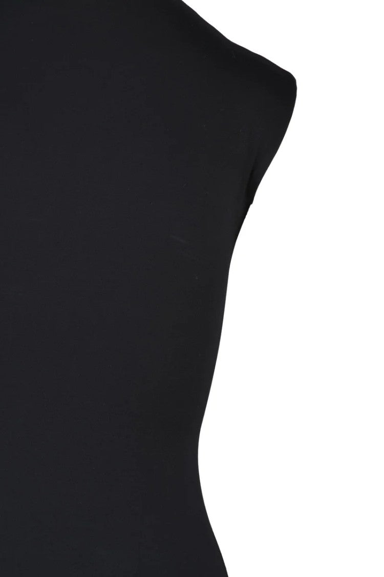 Sportmax Polyamide Elastane Bodysuit - Black