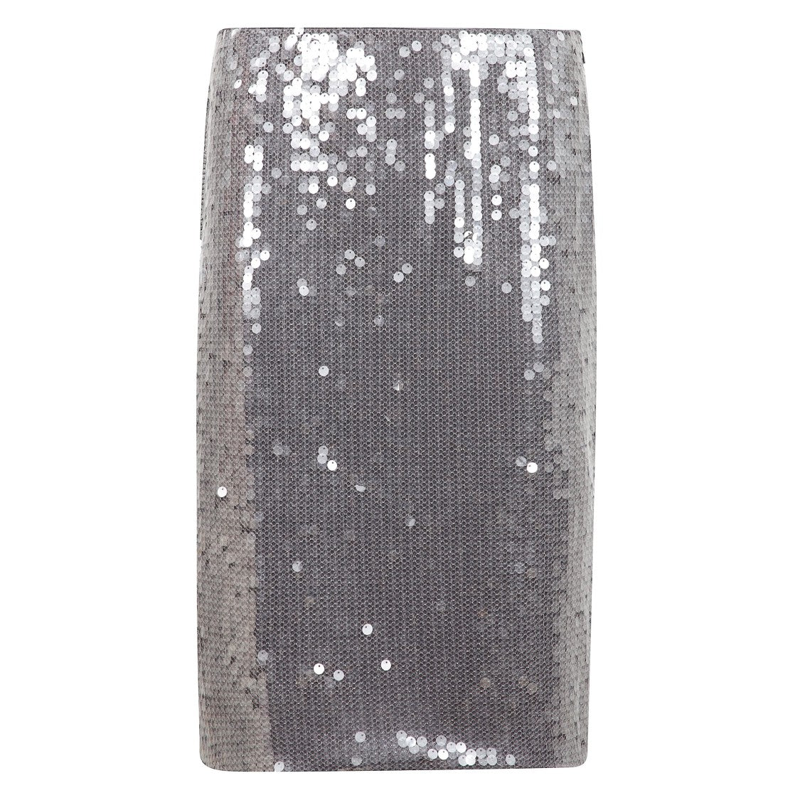 Rotate Grey Sequined Midi Skirt