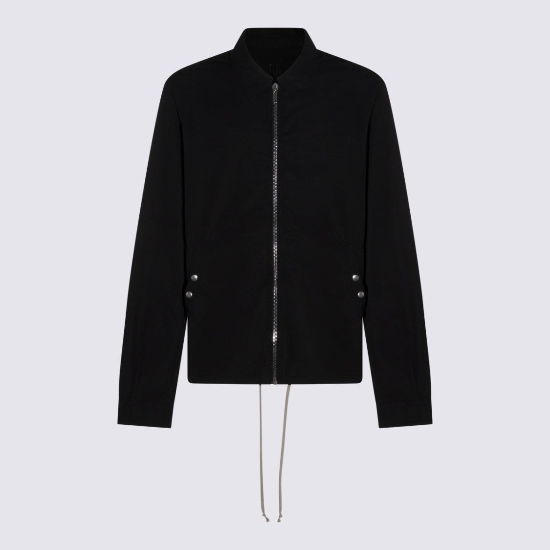 Drkshdw By Rick Owens Black Zip-Front Casual Jacket