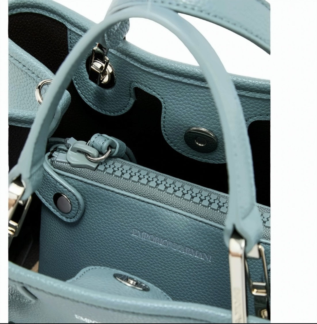 Emporio Armani Myea Deer Print Shopper Bag