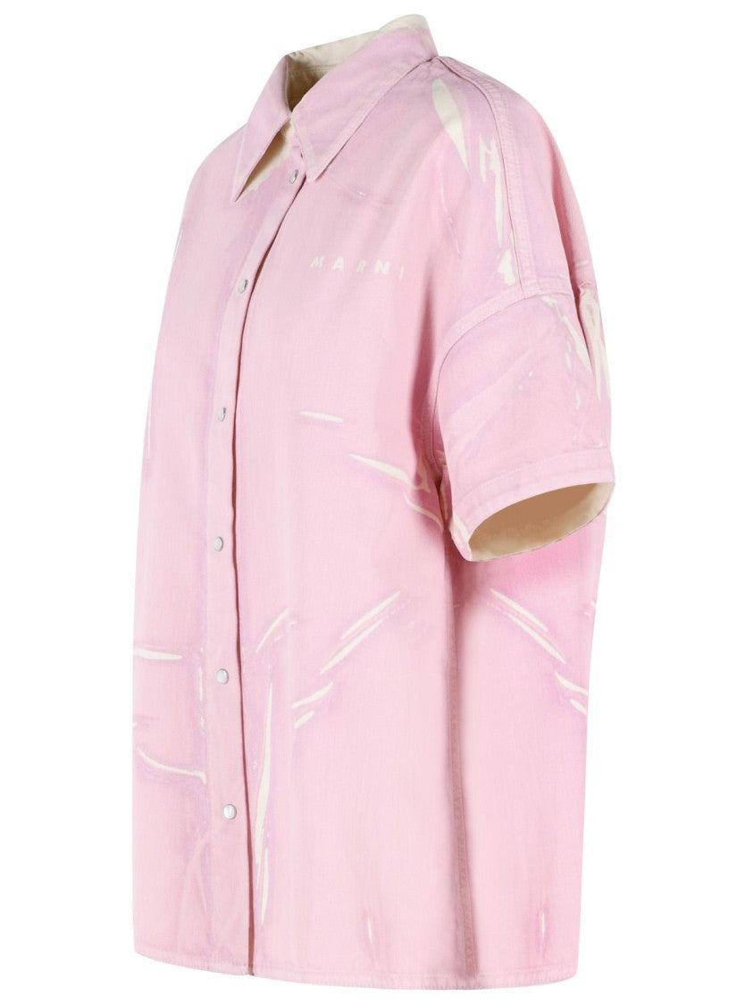 Marni Pink Cotton Shirt