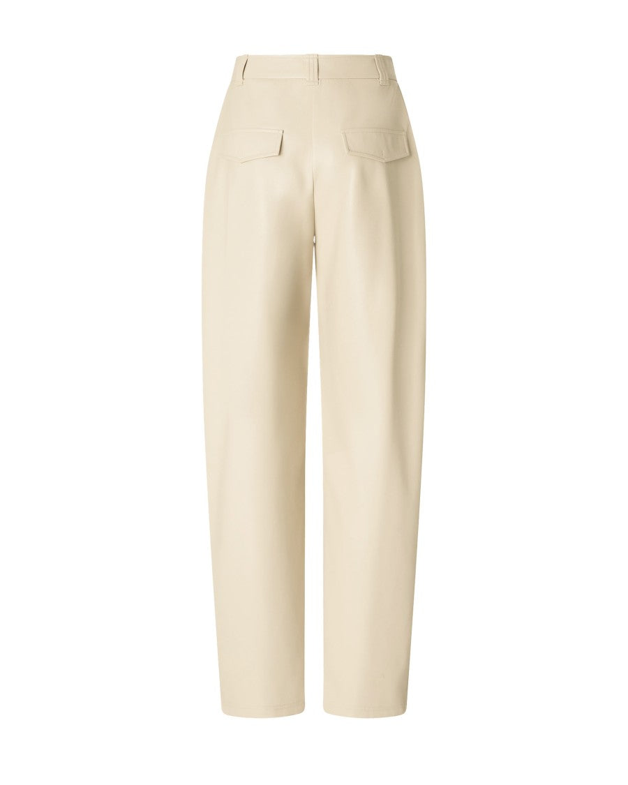 Pinko Balloon Pants With Soft Touch Leather Effect