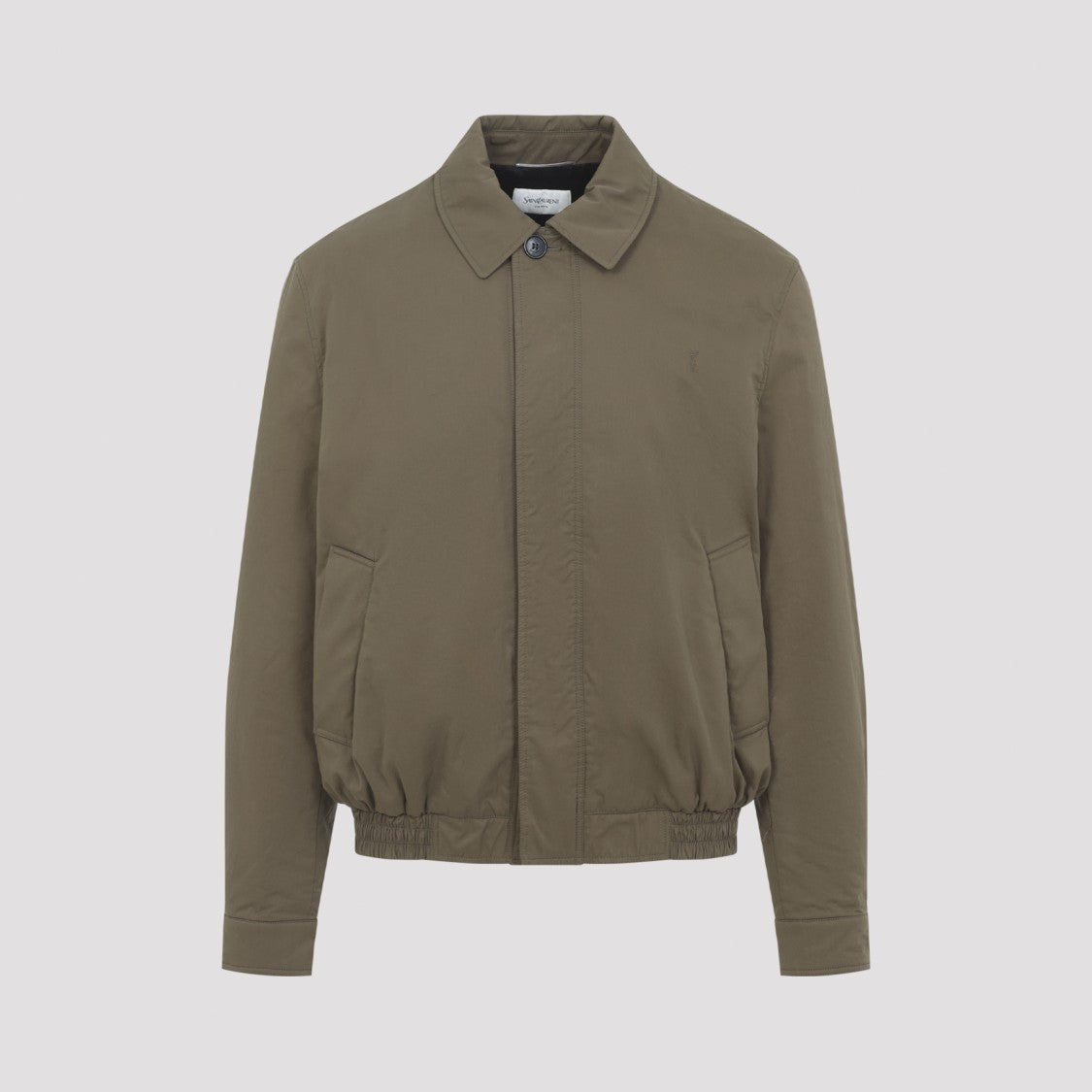 Saint Laurent Brown Lightweight Jacket With Classic Collar