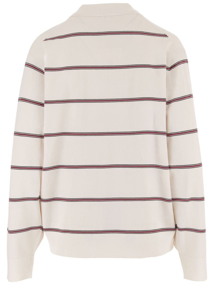 The Garment Multicolor Striped Viscose-Blend Polo Shirt