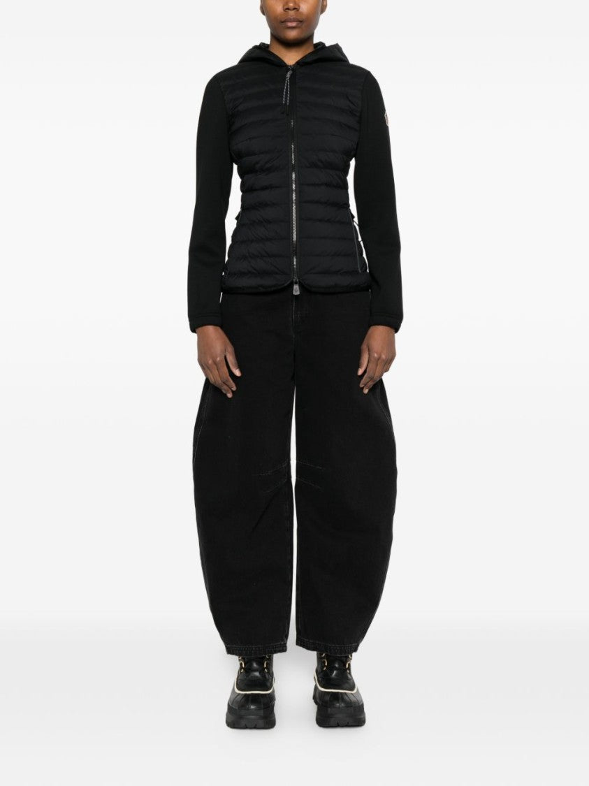 Moncler Grenoble Quilted Padded Sweater With Adjustable Drawstring