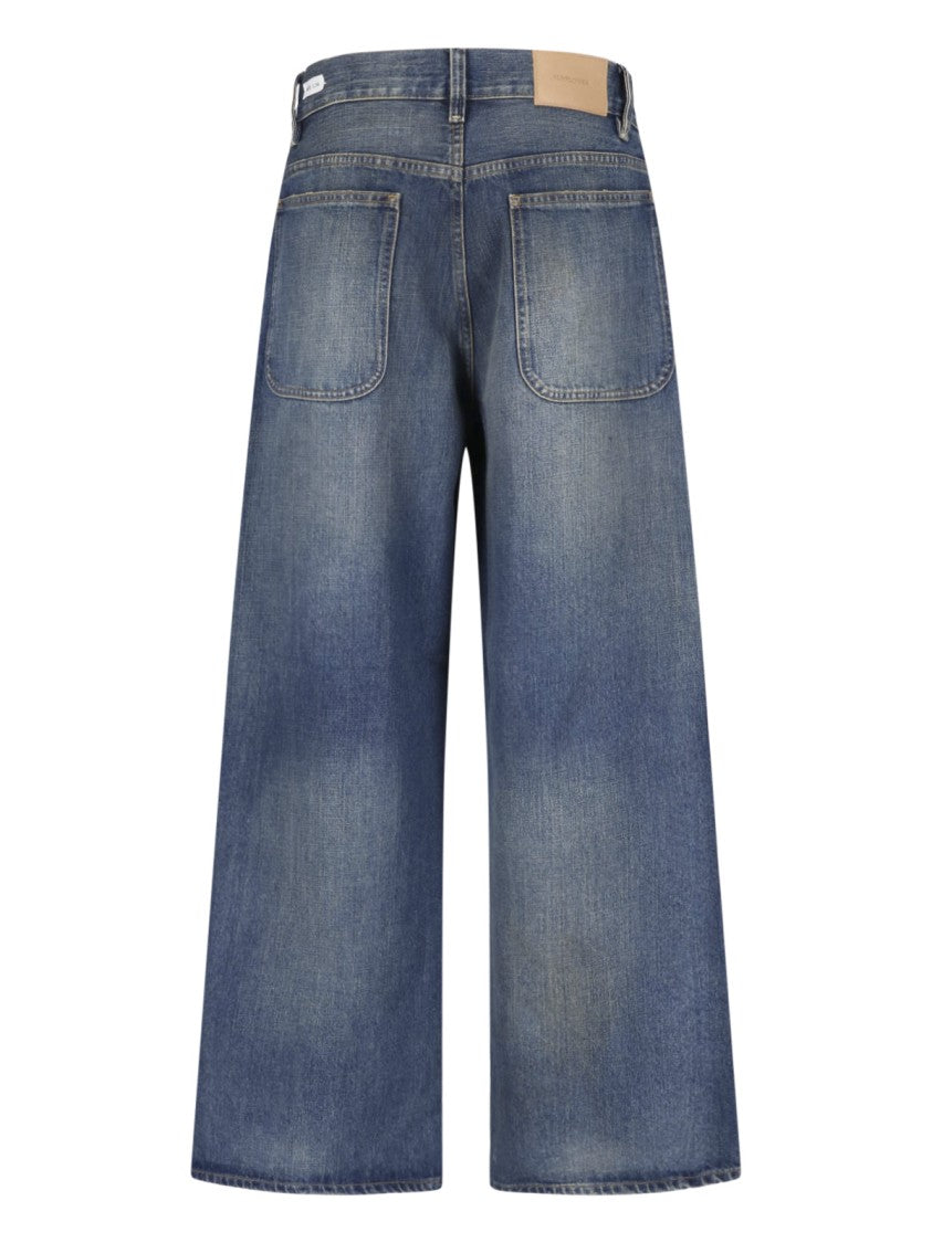 Sunflower Blue Super Wide Denim Wide-Leg Jeans