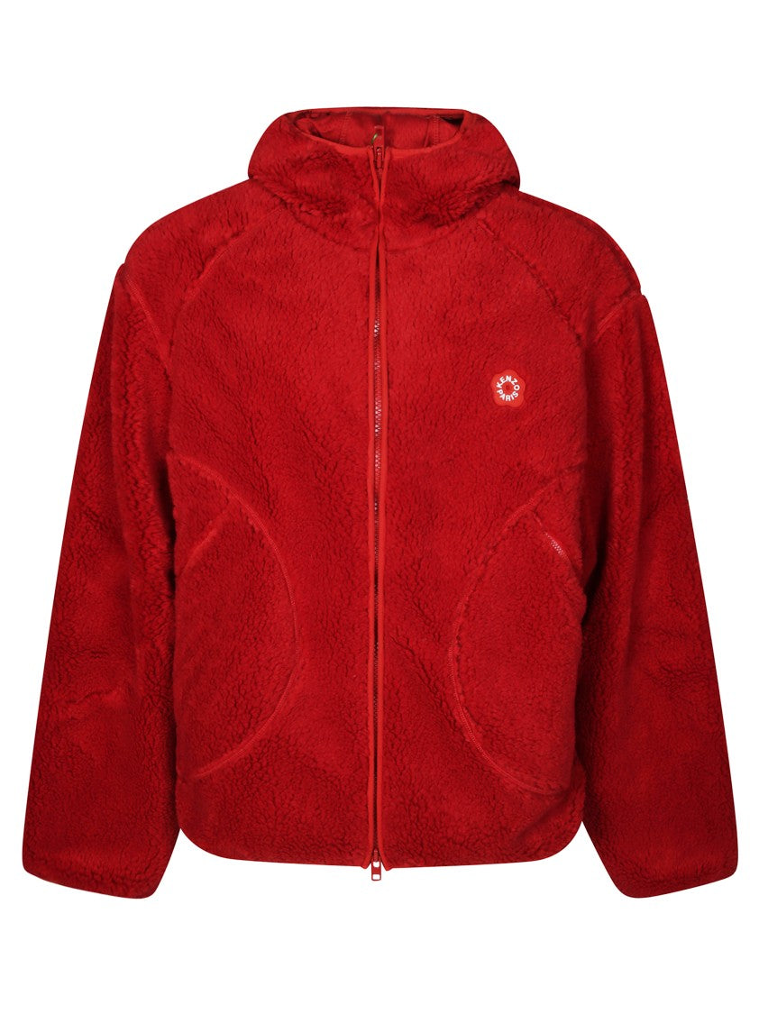 Kenzo Textured Plush Hooded Jacket