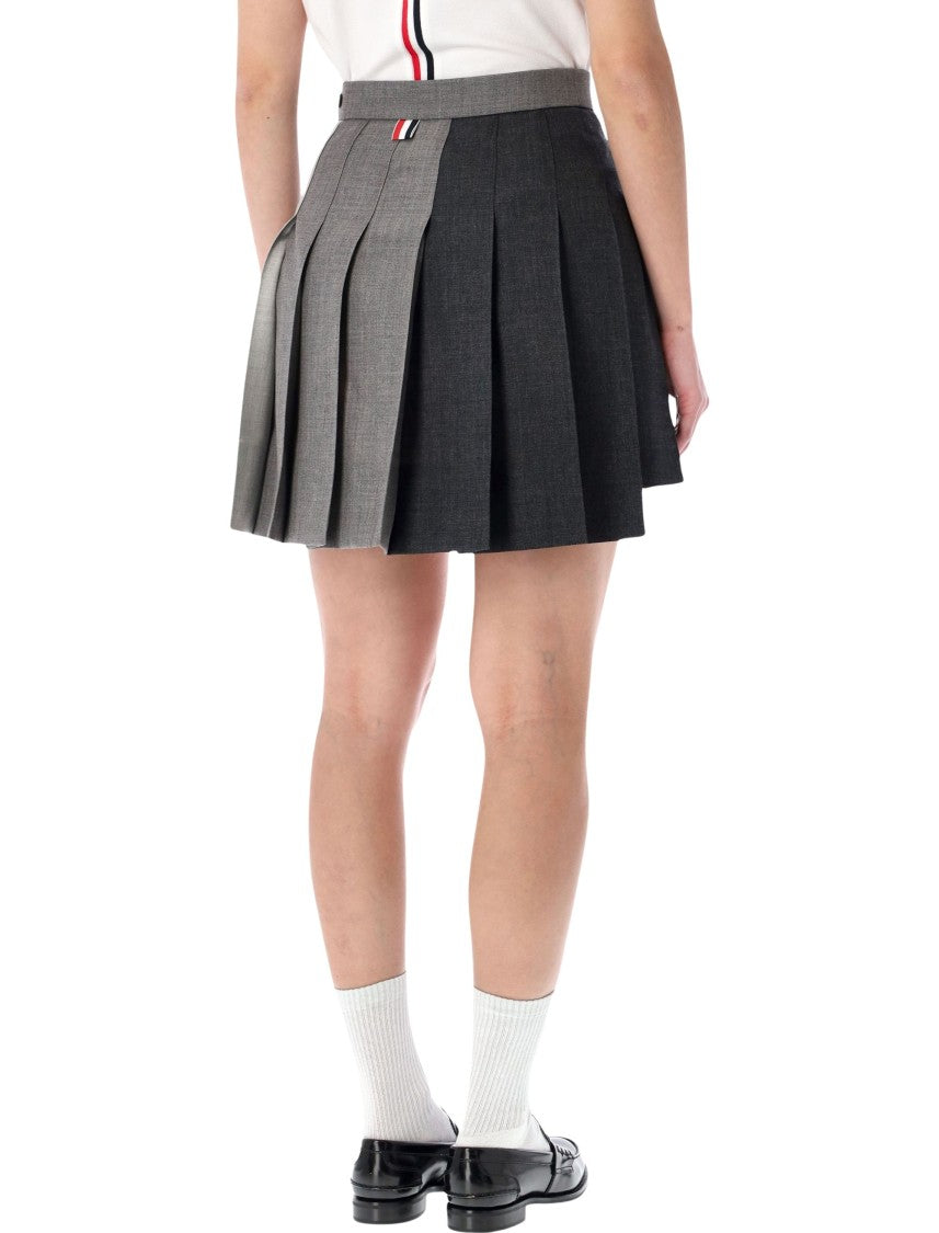 Thom Browne Fun Mix Pleated Mini Skirt