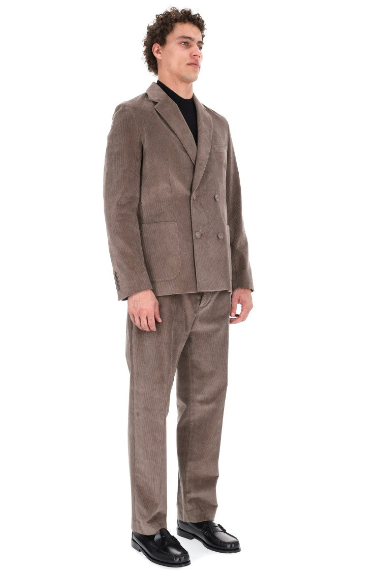 Officine Generale Leon Model Corduroy Single-Breasted Jacket