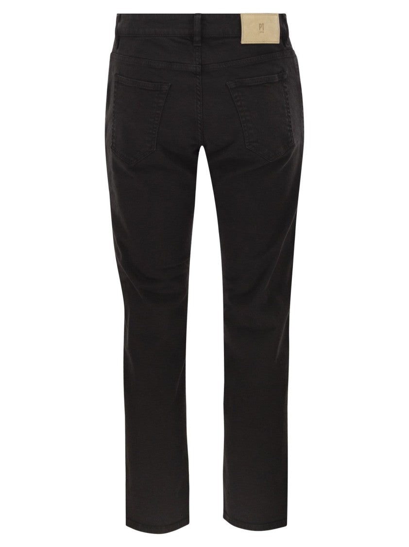 Pt Torino Rebel - Carrot Fit Denim Trousers