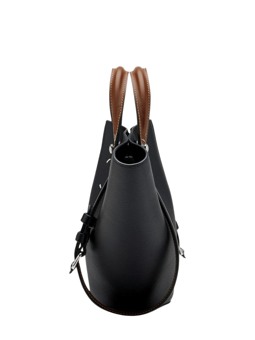 Maison Margiela Small Dress-Age Triangular Leather Tote Bag