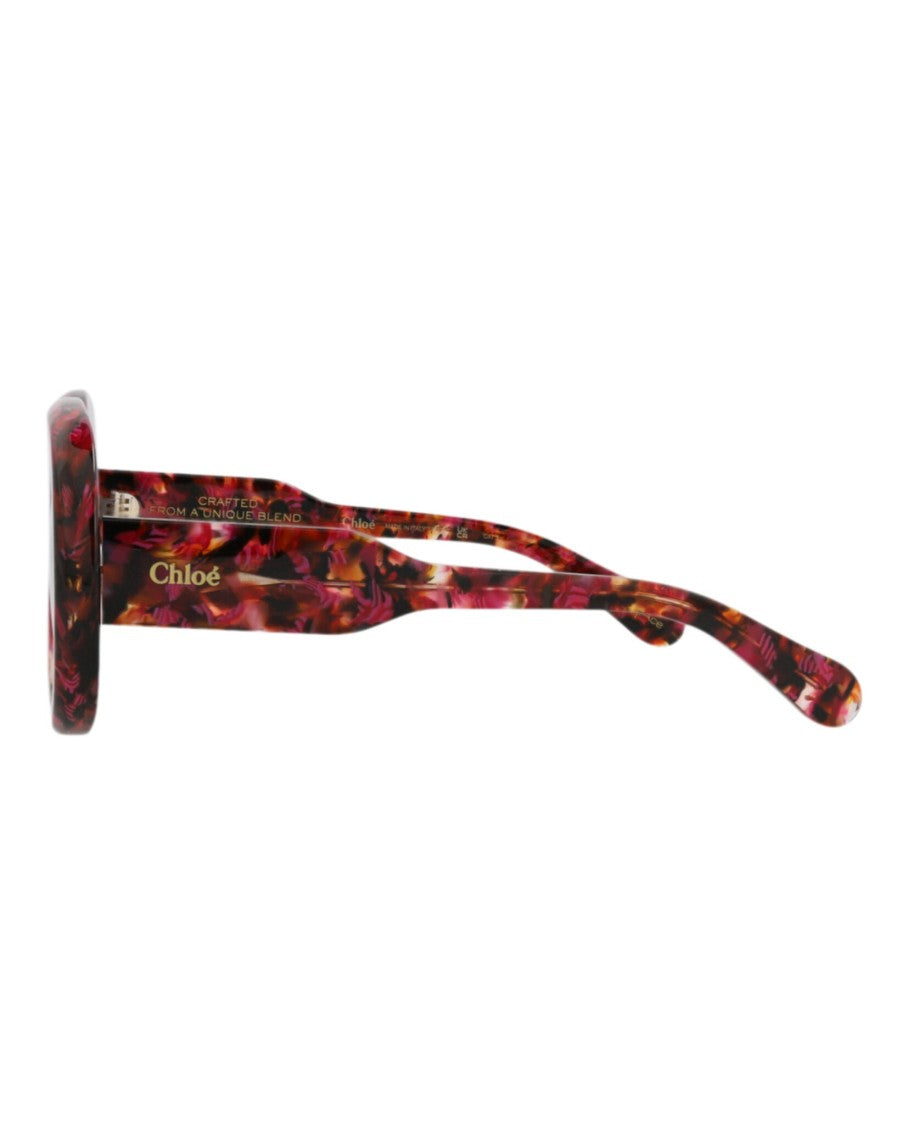 Chloé Square-Frame Recycled Acetate Sunglasses
