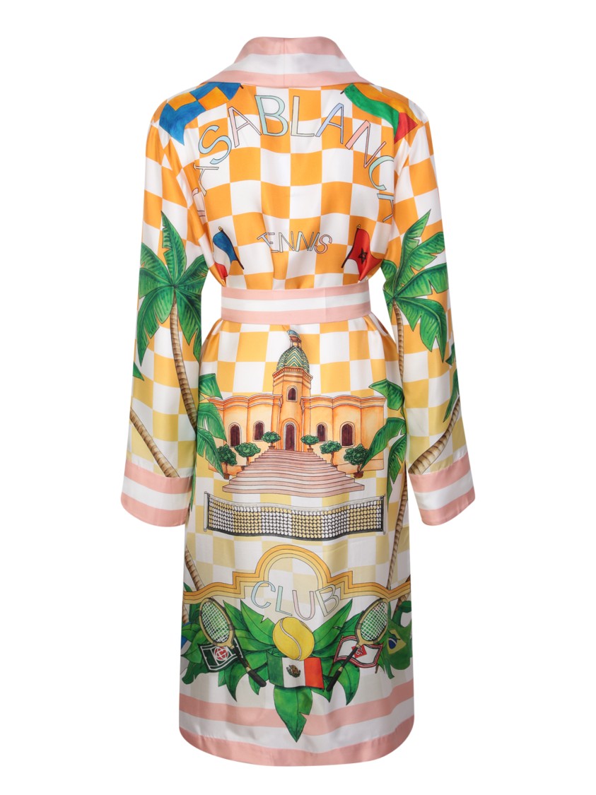 Casablanca Multicolor Silk Dress