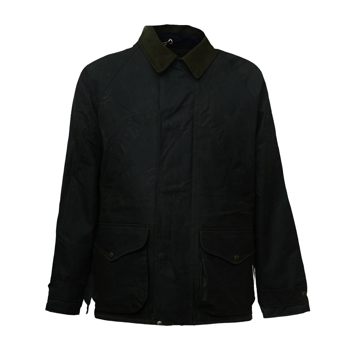Manifattura Ceccarelli Waxed Cotton Wool-Lined Caban Coat